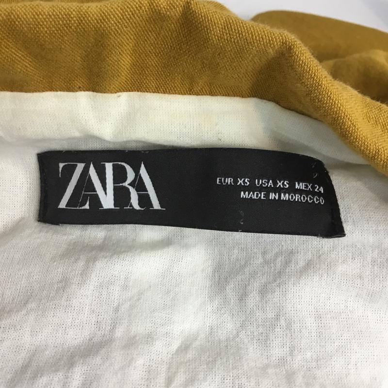 ザラ ZARA ジャケット、上着 ジャケット、ブレザー XS 無地 マスタード / マスタード / レディース USED 古着 中古 10067017