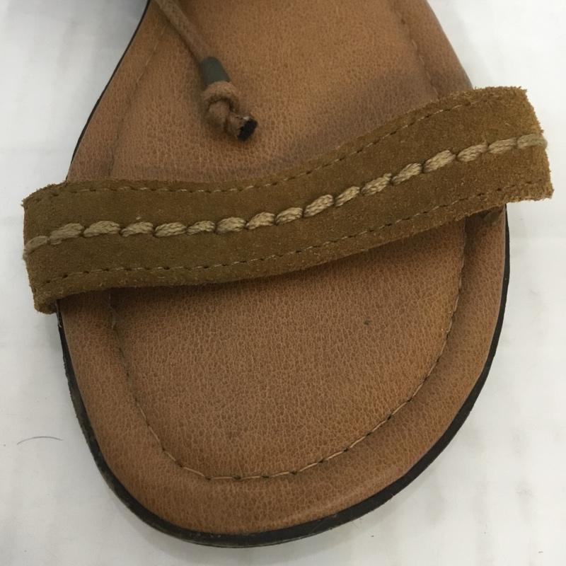 ミネトンカ Minnetonka サンダル サンダル 71351 バックフリンジ HAVANA 7 無地 茶 / ブラウン / レディース USED 古着 中古 10067088