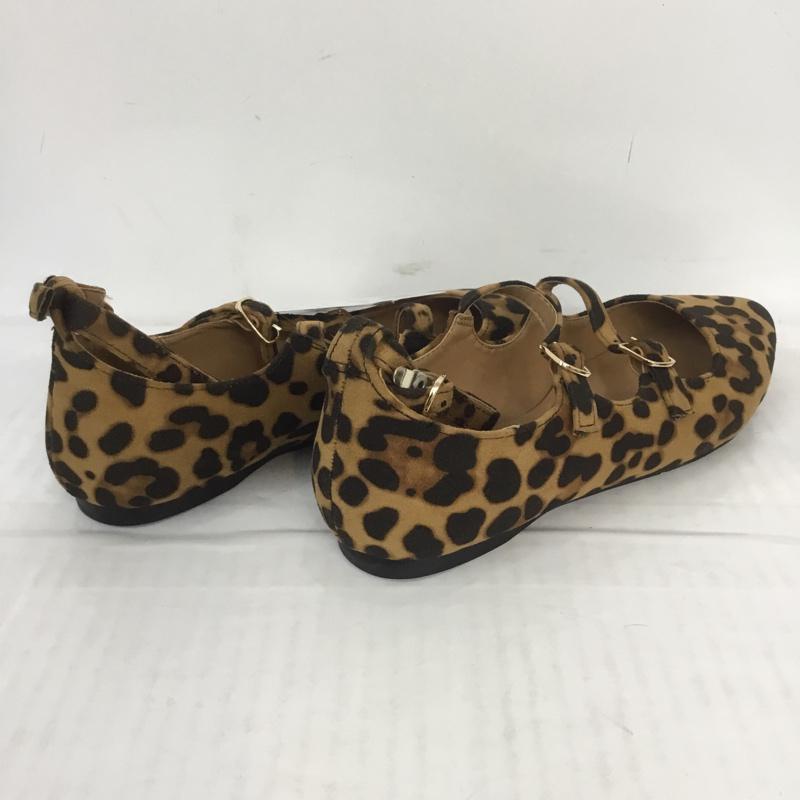 ブラウニー BROWNY パンプス パンプス BR16AU09-LG0030 3ベルト L タグ付き L ヒョウ柄・レオパード柄 ベージュ / ベージュ / X 黒 / ブラック / レディース USED 古着 中古 10067095