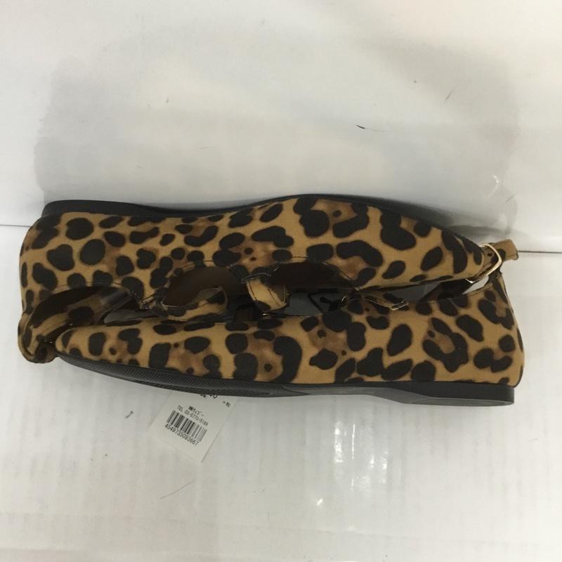 ブラウニー BROWNY パンプス パンプス BR16AU09-LG0030 3ベルト L タグ付き L ヒョウ柄・レオパード柄 ベージュ / ベージュ / X 黒 / ブラック / レディース USED 古着 中古 10067095