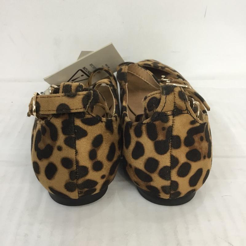 ブラウニー BROWNY パンプス パンプス BR16AU09-LG0030 3ベルト L タグ付き L ヒョウ柄・レオパード柄 ベージュ / ベージュ / X 黒 / ブラック / レディース USED 古着 中古 10067095