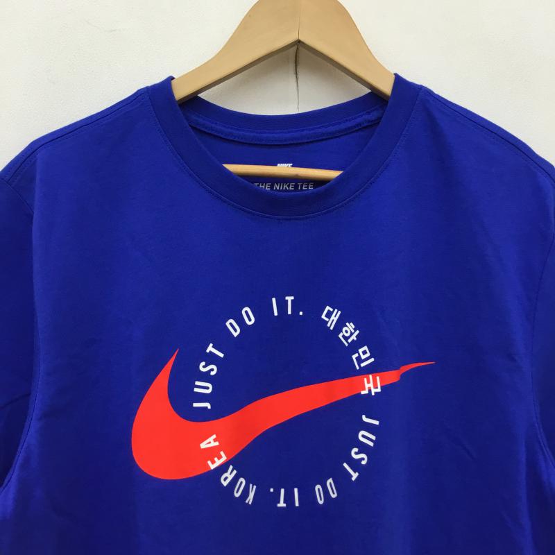 ナイキ NIKE Tシャツ 半袖 COUNTRY KOREA TEE DA8865-400 L ロゴ、文字 青 / ブルー / メンズ USED 古着 中古 10067116