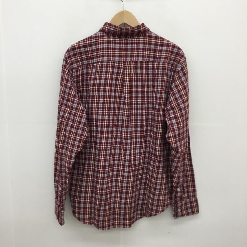 ヌーン・グーンズ Noon Goons シャツ、ブラウス 長袖 M チェック 赤 / レッド / メンズ USED 古着 中古 10067138