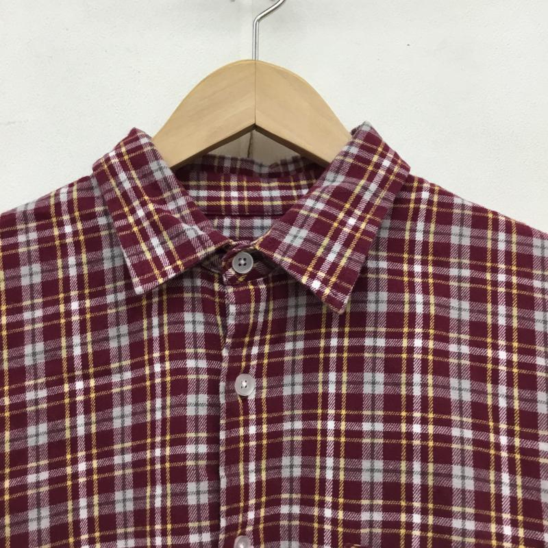 ヌーン・グーンズ Noon Goons シャツ、ブラウス 長袖 M チェック 赤 / レッド / メンズ USED 古着 中古 10067138
