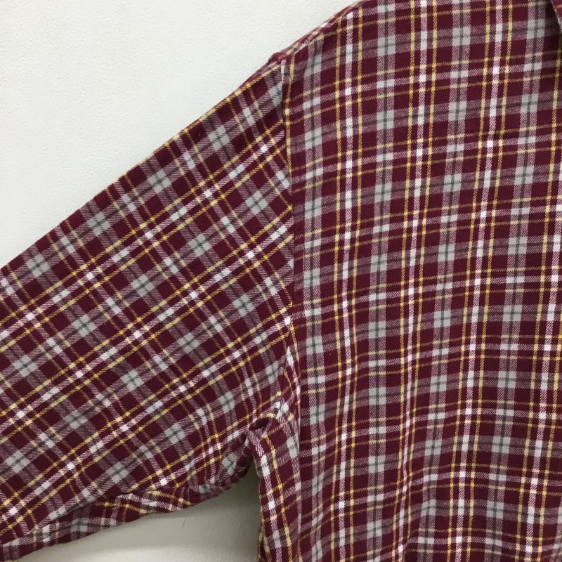 ヌーン・グーンズ Noon Goons シャツ、ブラウス 長袖 M チェック 赤 / レッド / メンズ USED 古着 中古 10067138