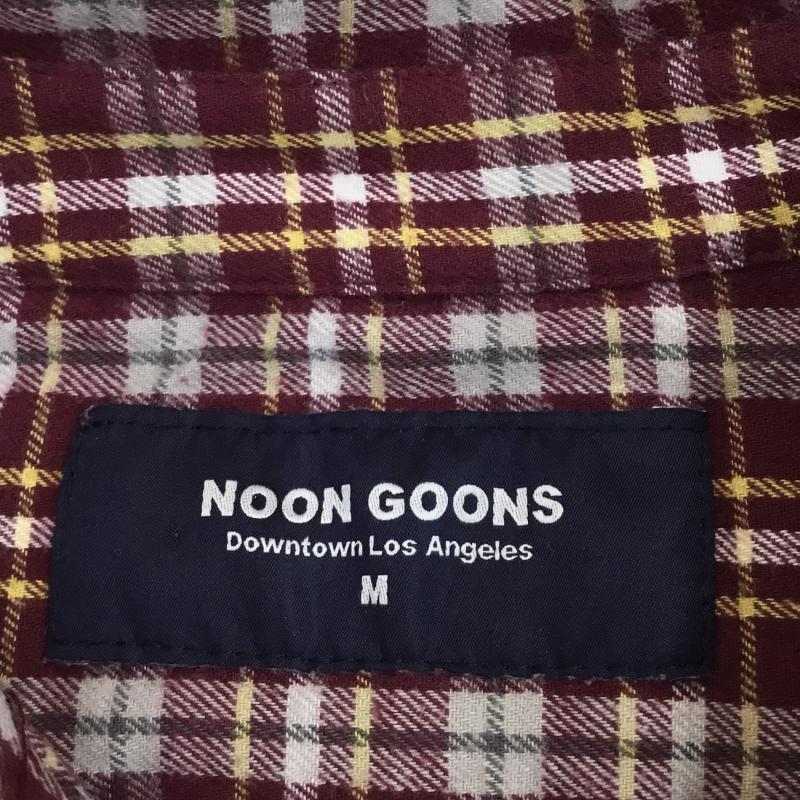 ヌーン・グーンズ Noon Goons シャツ、ブラウス 長袖 M チェック 赤 / レッド / メンズ USED 古着 中古 10067138