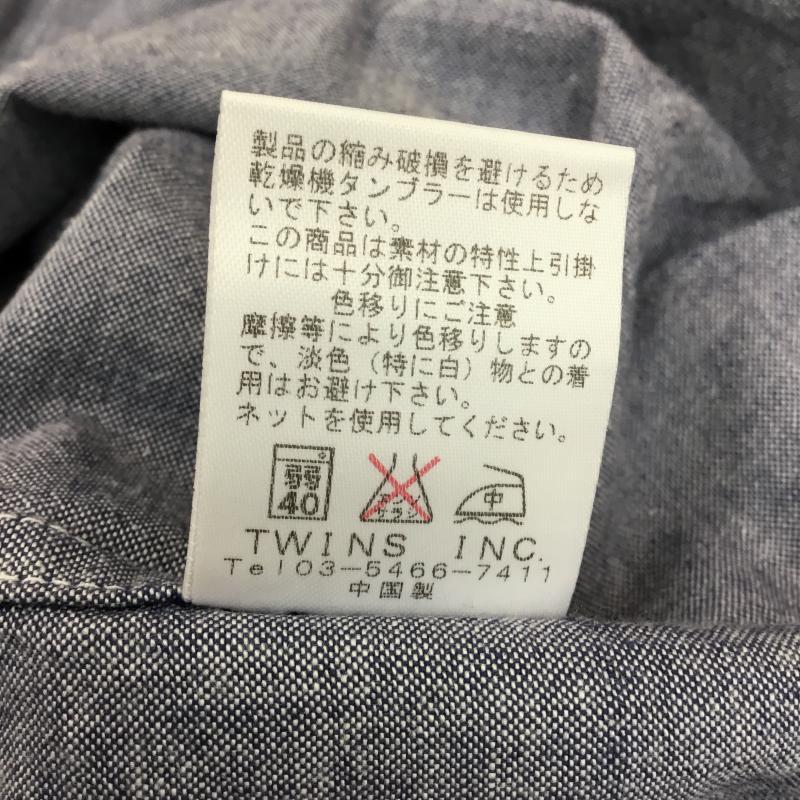 アコースティック ACOUSTIC シャツ、ブラウス 長袖 S 刺繍 青 / ブルー / メンズ USED 古着 中古 10067140