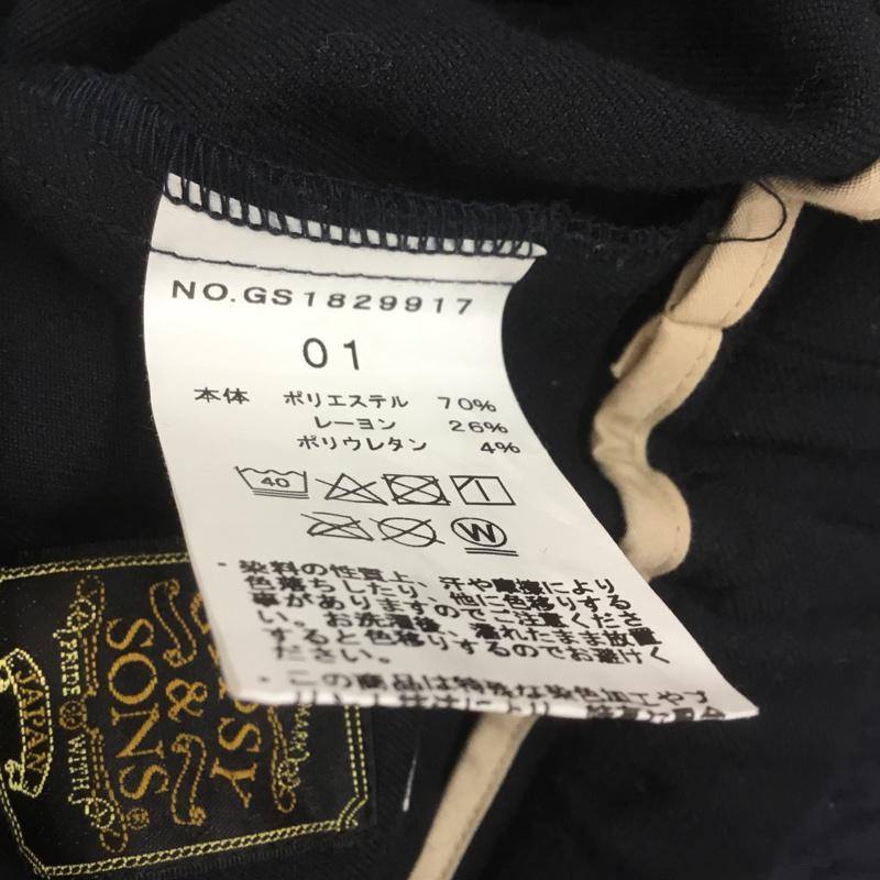 ジプシーアンドサンズ GYPSY&SONS パンツ ワークパンツ、ペインターパンツ GS1829917 T/L TRAIL PANTS 1 無地 紺 / ネイビー / メンズ USED 古着 中古 10067177