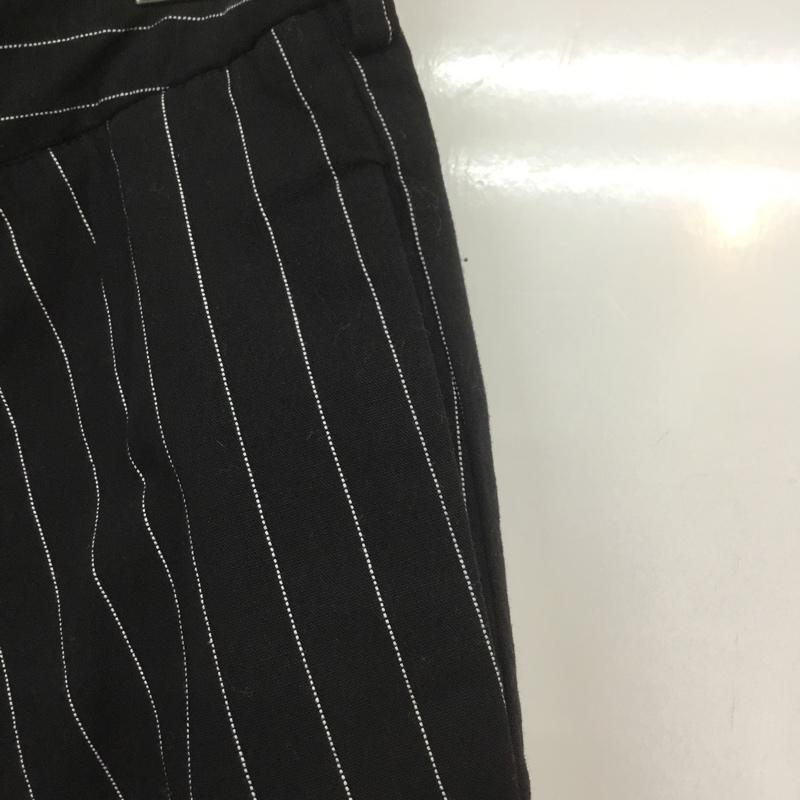 スタディオクリップ studio CLIP パンツ スラックス M 無地 黒 / ブラック / レディース USED 古着 中古 10067324