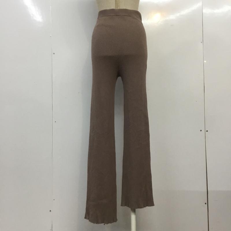 ミルクフェド MILKFED. パンツ スラックス ニットパンツ 無地 マルチカラー / マルチカラー / レディース USED 古着 中古 10067374