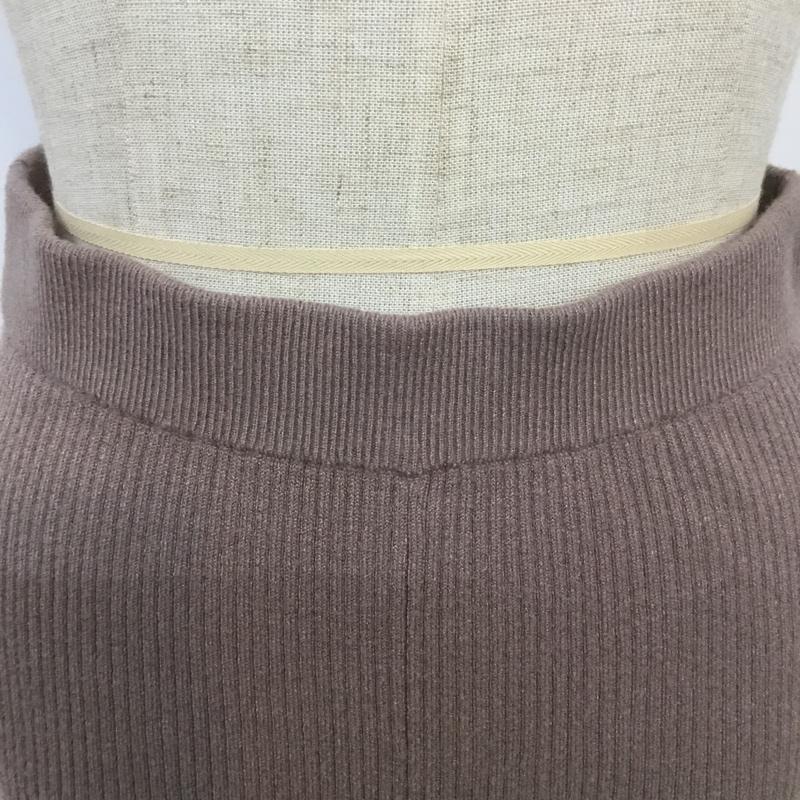 ミルクフェド MILKFED. パンツ スラックス ニットパンツ 無地 マルチカラー / マルチカラー / レディース USED 古着 中古 10067374