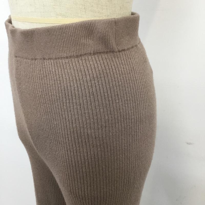 ミルクフェド MILKFED. パンツ スラックス ニットパンツ 無地 マルチカラー / マルチカラー / レディース USED 古着 中古 10067374
