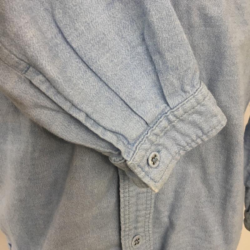 ホワイトマウンテニアリング WHITE MOUNTAINEERING シャツ、ブラウス 長袖 WM1571103 2 無地 水色 / ライトブルー / メンズ USED 古着 中古 10067393