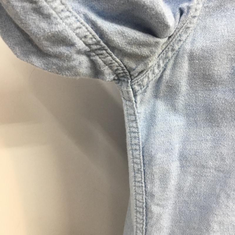 ホワイトマウンテニアリング WHITE MOUNTAINEERING シャツ、ブラウス 長袖 WM1571103 2 無地 水色 / ライトブルー / メンズ USED 古着 中古 10067393