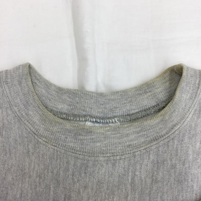 チャンピオン Champion トレーナー 七分袖 90's Reverse Weave S ロゴ、文字 灰 / グレー / メンズ USED 古着 中古 10067457