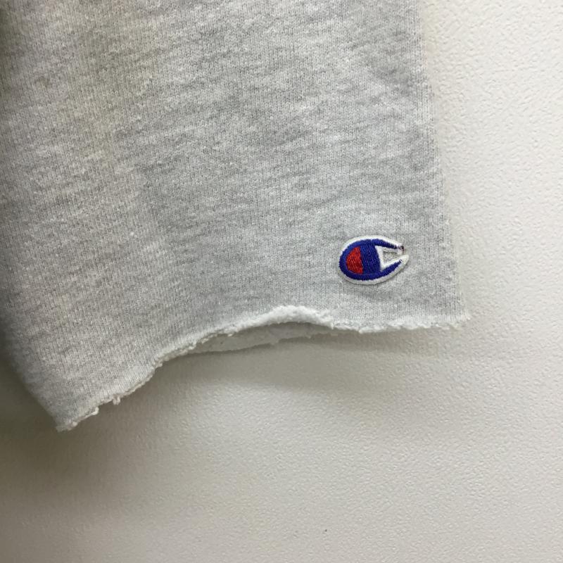 チャンピオン Champion トレーナー 七分袖 90's Reverse Weave S ロゴ、文字 灰 / グレー / メンズ USED 古着 中古 10067457