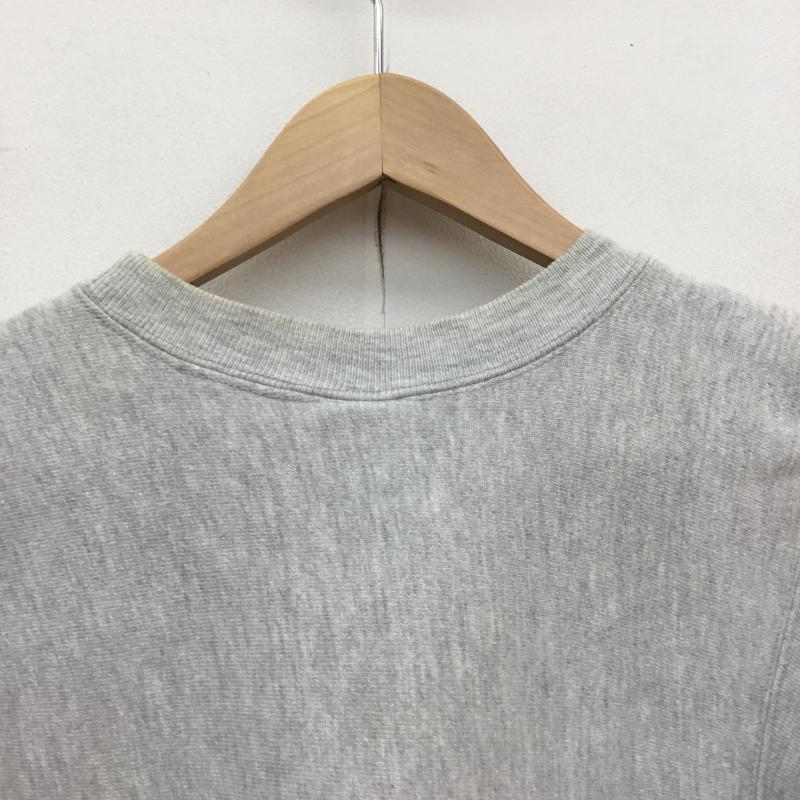 チャンピオン Champion トレーナー 七分袖 90's Reverse Weave S ロゴ、文字 灰 / グレー / メンズ USED 古着 中古 10067457