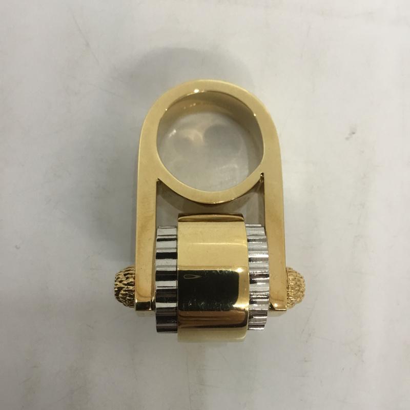バレンシアガ BALENCIAGA アクセサリー 指輪 ローラー 無地 金 / ゴールド / メンズ USED 古着 中古 10067482