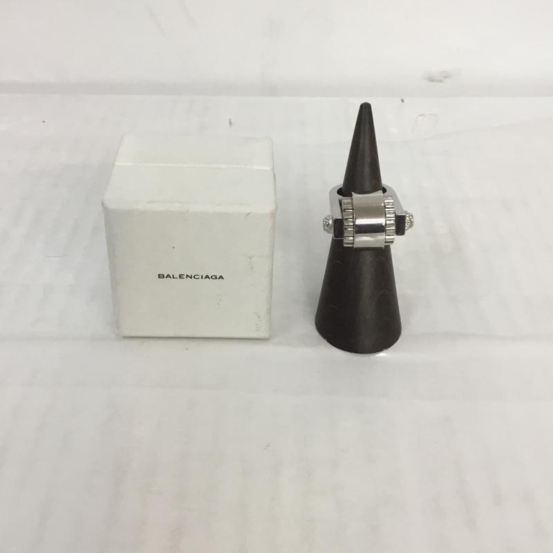 バレンシアガ BALENCIAGA アクセサリー 指輪 METAL SPINNER RING ローラー メタルスピナー 無地 銀 / シルバー / メンズ USED 古着 中古 10067483