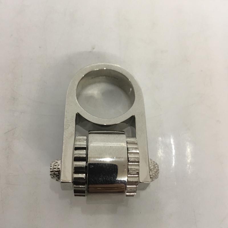 バレンシアガ BALENCIAGA アクセサリー 指輪 METAL SPINNER RING ローラー メタルスピナー 無地 銀 / シルバー / メンズ USED 古着 中古 10067483