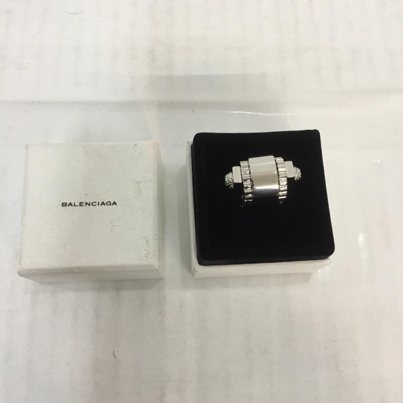 バレンシアガ BALENCIAGA アクセサリー 指輪 METAL SPINNER RING ローラー メタルスピナー 無地 銀 / シルバー / メンズ USED 古着 中古 10067483