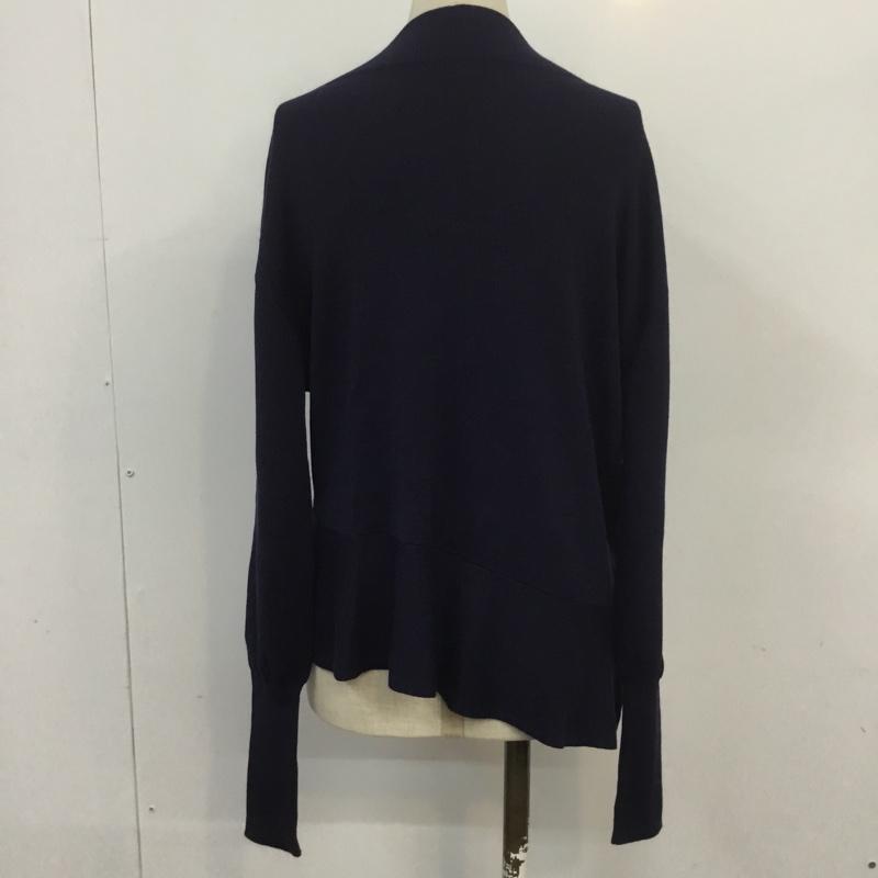 ユナイテッドアローズグリーンレーベルリラクシング UNITEDARROWSGREENLABELRELAXING ニット、セーター 長袖 無地 紺 / ネイビー / レディース USED 古着 中古 10067499