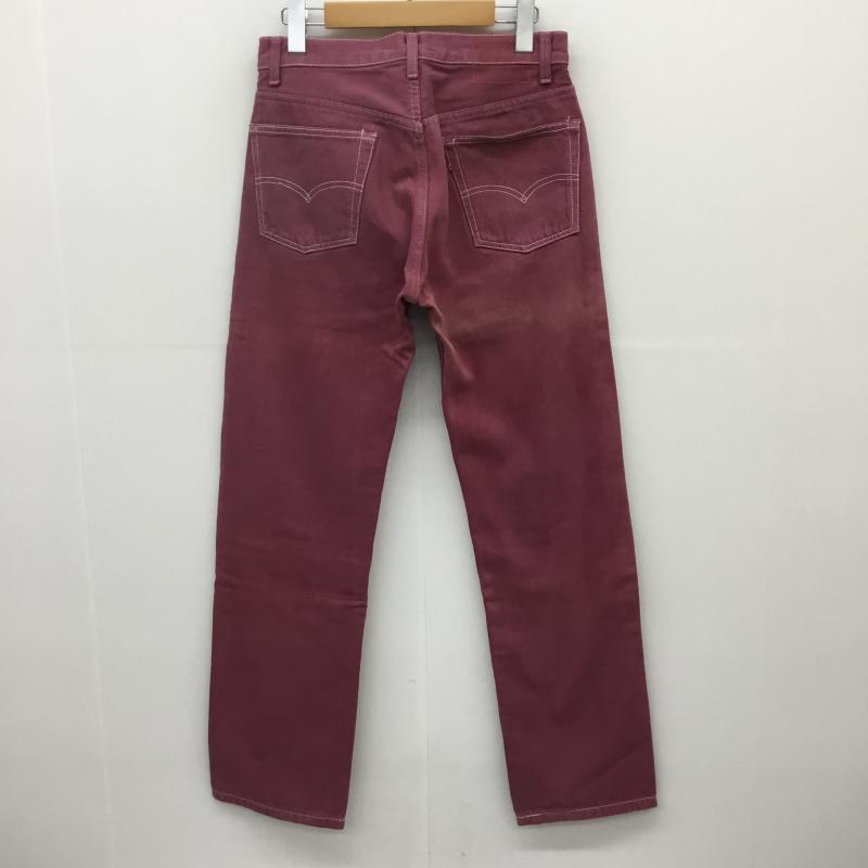 リーバイス Levi's パンツ デニム、ジーンズ 90's 501 USA製 29インチ 無地 えんじ / ワインレッド / メンズ USED 古着 中古 10067509