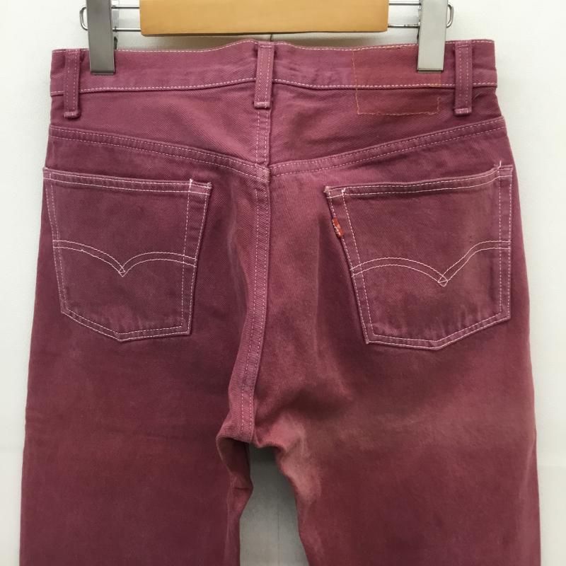 リーバイス Levi's パンツ デニム、ジーンズ 90's 501 USA製 29インチ 無地 えんじ / ワインレッド / メンズ USED 古着 中古 10067509