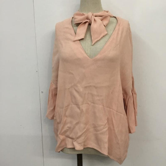 ザラウーマン ZARA WOMAN カットソー 半袖 S 無地 桃 / ピンク /  レディース USED 古着 中古 10067542