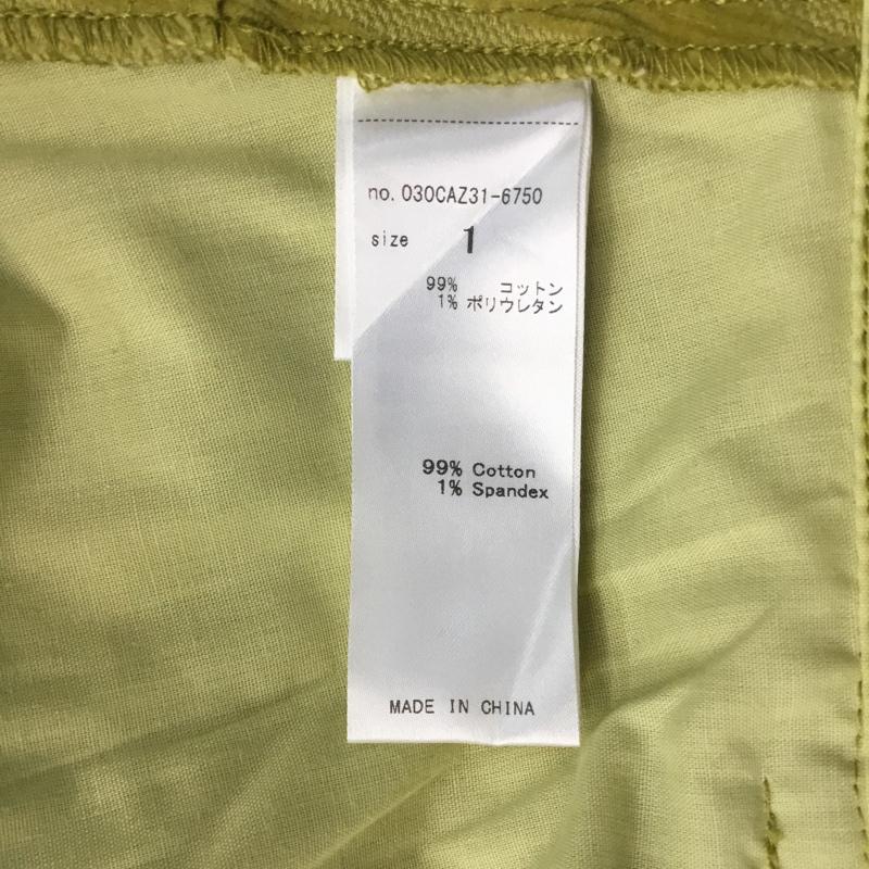 スライ SLY スカート ミニスカート 030CAZ31-6750 STRIPE CORDUROY S/SK 1 無地 黄 / イエロー / レディース USED 古着 中古 10067668