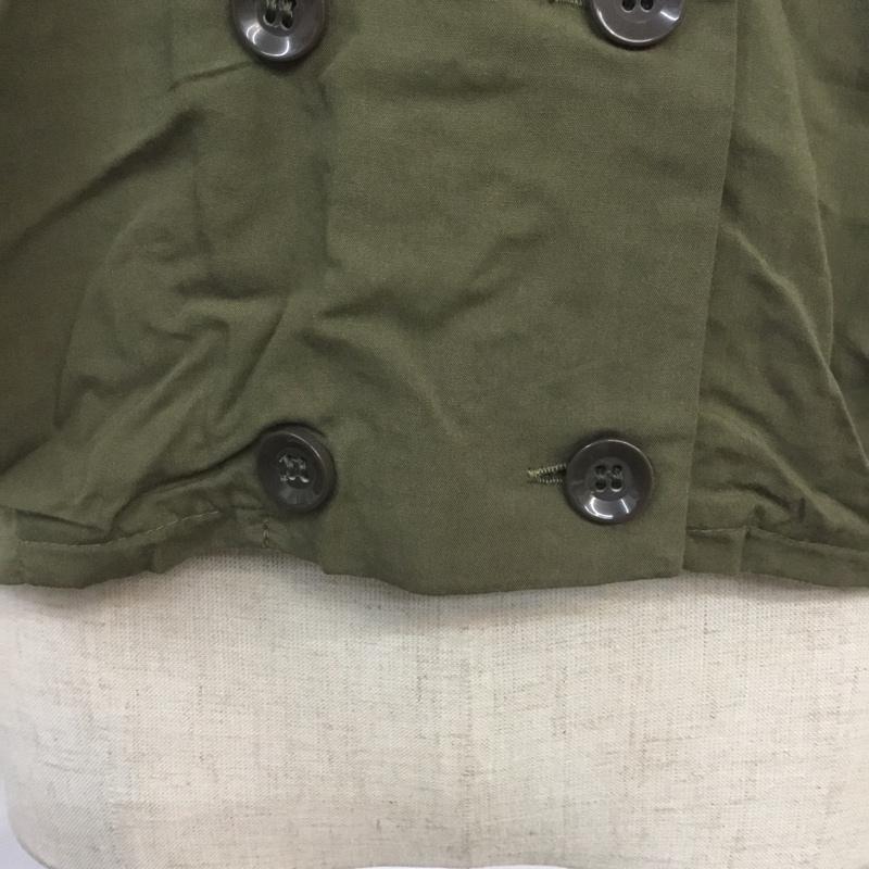 ダブルクローゼット w closet シャツ、ブラウス 半袖 タグ付 FREE 無地 カーキ / カーキ / レディース USED 古着 中古 10067716