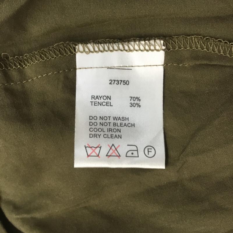 ダブルクローゼット w closet シャツ、ブラウス 半袖 タグ付 FREE 無地 カーキ / カーキ / レディース USED 古着 中古 10067716