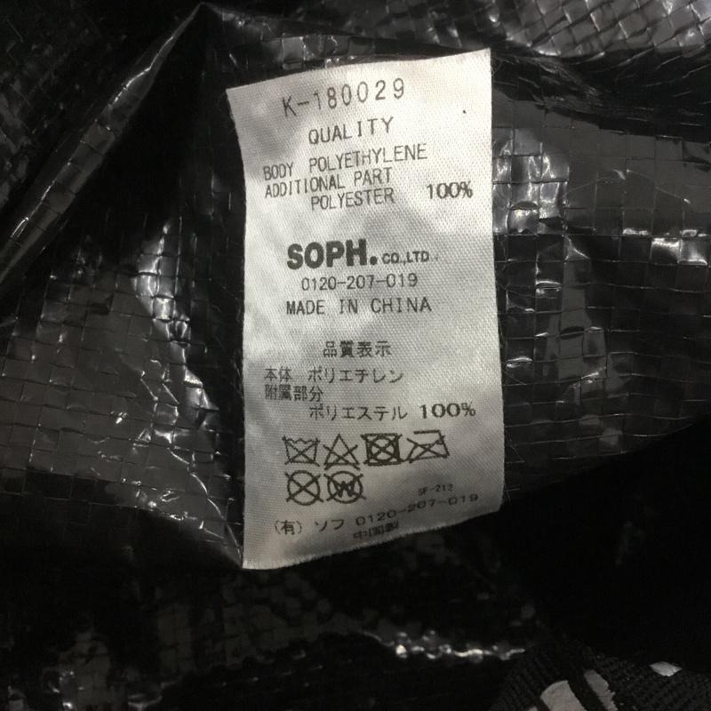 ソフ SOPH. トートバッグ トートバッグ K-180029 KIYONAGA&CO FUJIWARA&CO SHOPPING TOTE BAG ロゴ、文字 黒 / ブラック / メンズ USED 古着 中古 10067739
