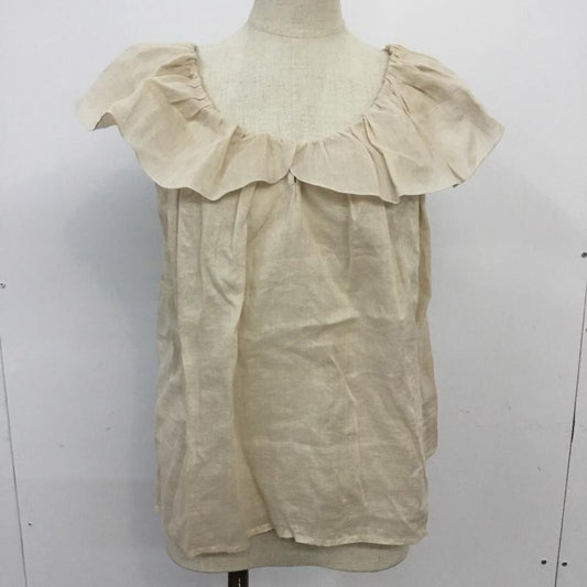 イエナ IENA カットソー 半袖 無地 ベージュ / ベージュ /  レディース USED 古着 中古 10067743