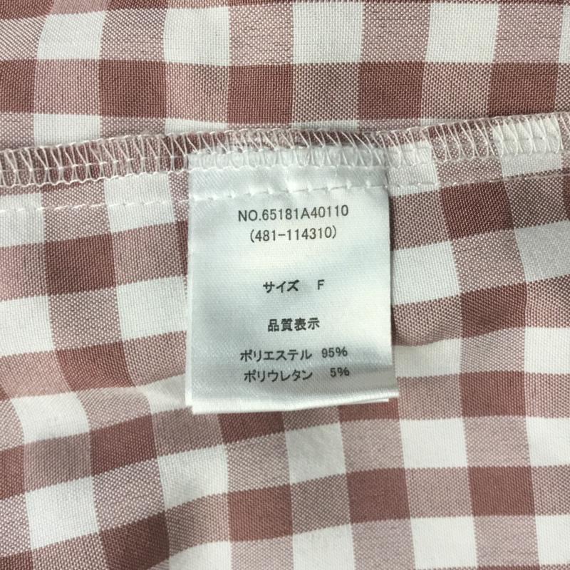 レイカズンフェバリ RAY CASSIN FAVORI カットソー 長袖 FREE チェック マルチカラー / マルチカラー /  レディース USED 古着 中古 10067764