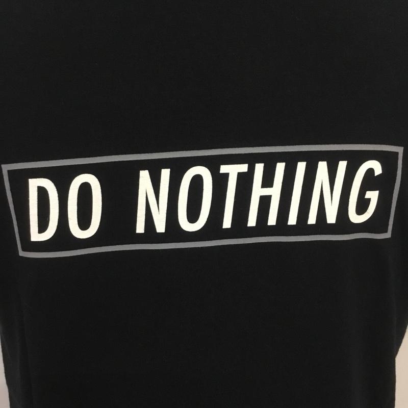 ドゥーナッシングコングレス do nothing congress Tシャツ 半袖 S ロゴ、文字 黒 / ブラック / メンズ USED 古着 中古 10067834