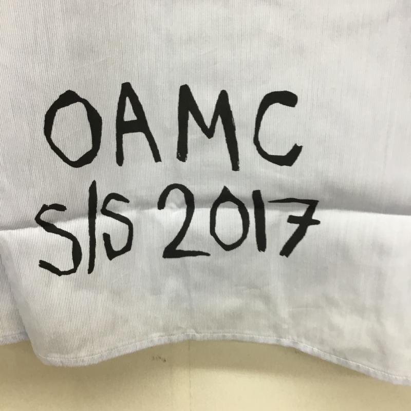 オーエーエムシー OAMC シャツ、ブラウス 長袖 L ストライプ 水色 / ライトブルー / メンズ USED 古着 中古 10067867