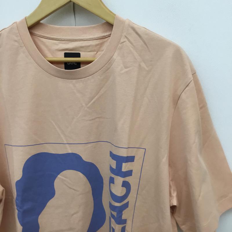 オーエーエムシー OAMC Tシャツ 半袖 L プリント 桃 / ピンク / メンズ USED 古着 中古 10067868