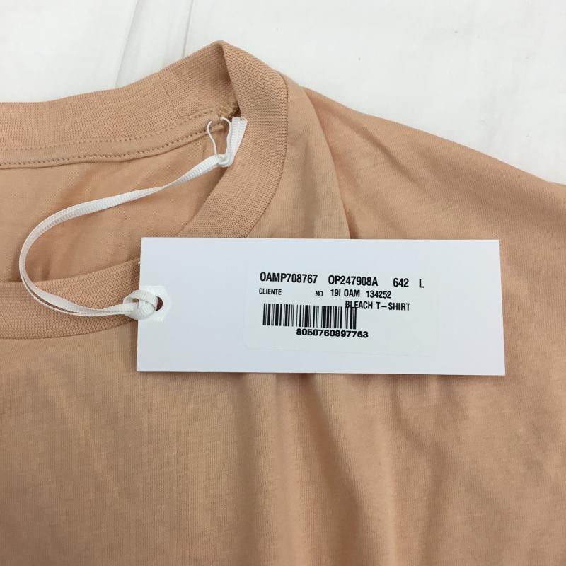 オーエーエムシー OAMC Tシャツ 半袖 L プリント 桃 / ピンク / メンズ USED 古着 中古 10067868
