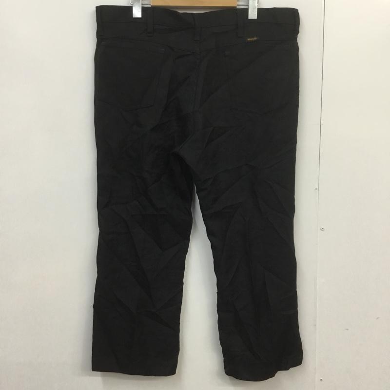 ラングラー Wrangler パンツ スラックス B2BK ランチャー 38 × 29 無地 黒 / ブラック / メンズ USED 古着 中古 10067942