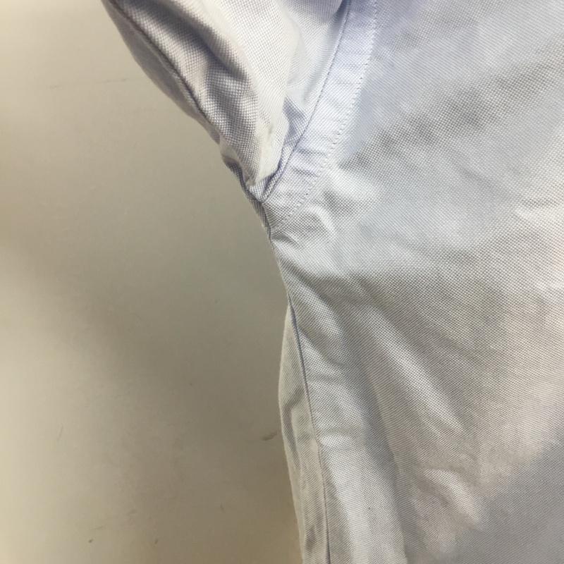 トミーヒルフィガー TOMMY HILFIGER シャツ、ブラウス 七分袖 12-4911201-010 プルオーバー S 無地 白 / ホワイト / X 水色 / ライトブルー / レディース USED 古着 中古 10067950