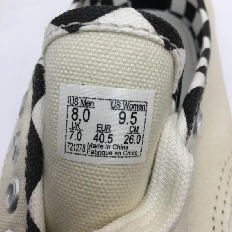 バンズボルト VANS VAULT スニーカー スニーカー AUTHENTIC オーセンティック INSIDEOUT PACK インサイドアウト パック 26.0cm 白 / ホワイト / メンズ USED 古着 中古 10067978