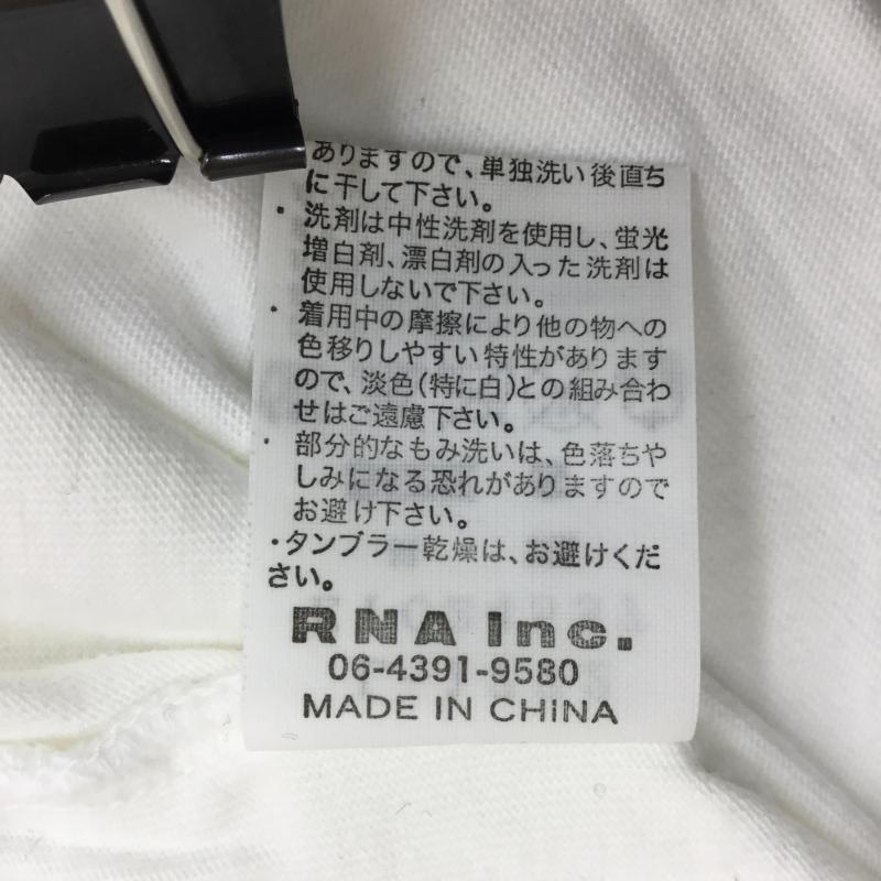 アールエヌエー RNA Tシャツ 半袖 S プリント X スカル 白 / ホワイト / レディース USED 古着 中古 10068002