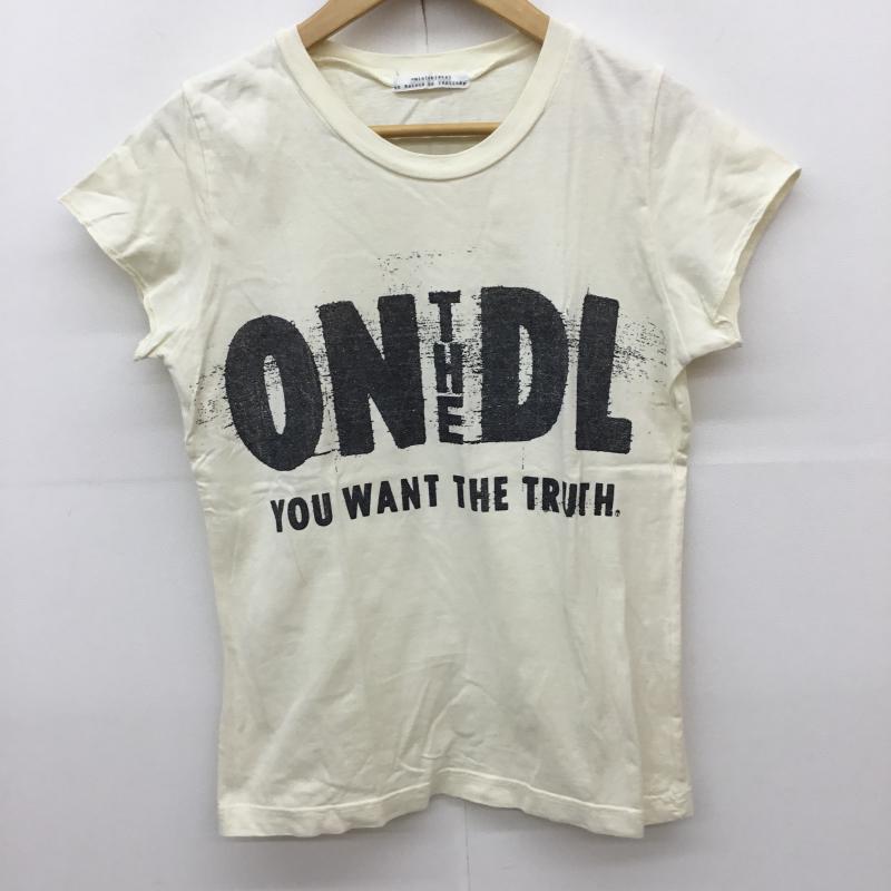 アールエヌエー RNA Tシャツ 半袖 M ロゴ、文字 X プリント 黄 / イエロー / レディース USED 古着 中古 10068003