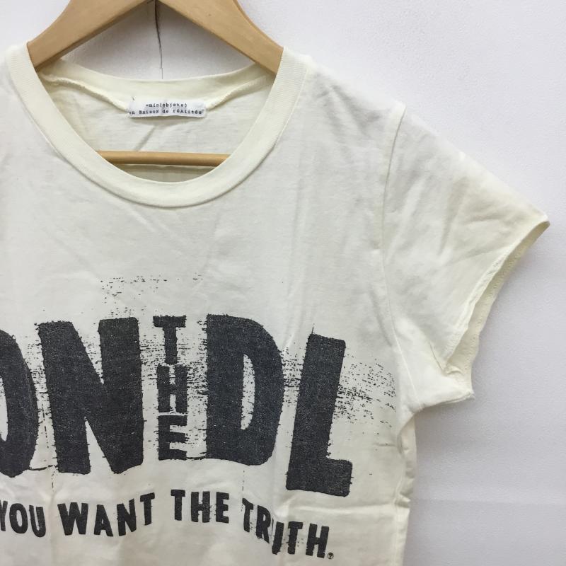 アールエヌエー RNA Tシャツ 半袖 M ロゴ、文字 X プリント 黄 / イエロー / レディース USED 古着 中古 10068003