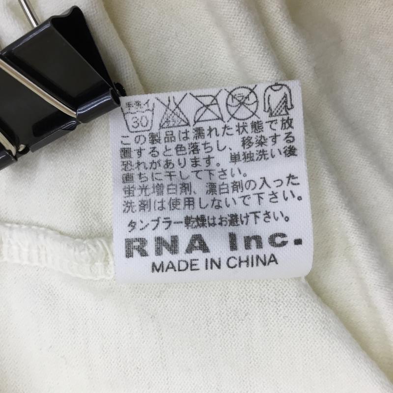 アールエヌエー RNA Tシャツ 半袖 M ロゴ、文字 X プリント 黄 / イエロー / レディース USED 古着 中古 10068003
