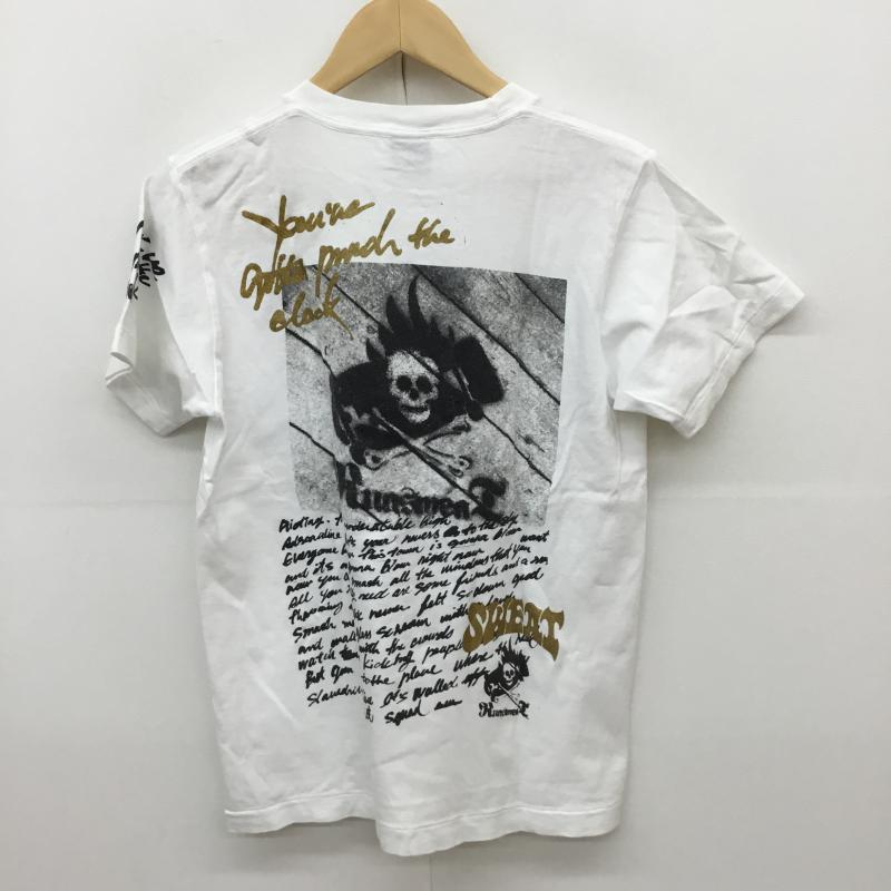 アールエヌエー RNA Tシャツ 半袖 M プリント X スカル 白 / ホワイト / X 黒 / ブラック / レディース USED 古着 中古 10068004