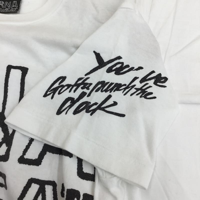 アールエヌエー RNA Tシャツ 半袖 M プリント X スカル 白 / ホワイト / X 黒 / ブラック / レディース USED 古着 中古 10068004