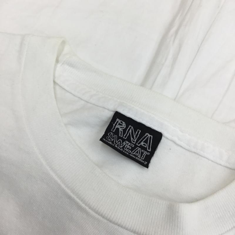 アールエヌエー RNA Tシャツ 半袖 M プリント X スカル 白 / ホワイト / X 黒 / ブラック / レディース USED 古着 中古 10068004