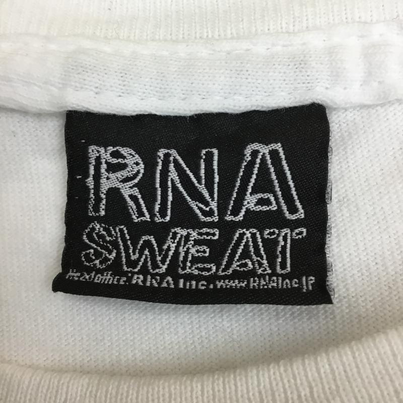 アールエヌエー RNA Tシャツ 半袖 M プリント X スカル 白 / ホワイト / X 黒 / ブラック / レディース USED 古着 中古 10068004